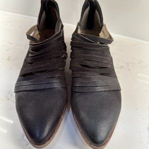 Free People Lost Valley Black Ankle Boots Women